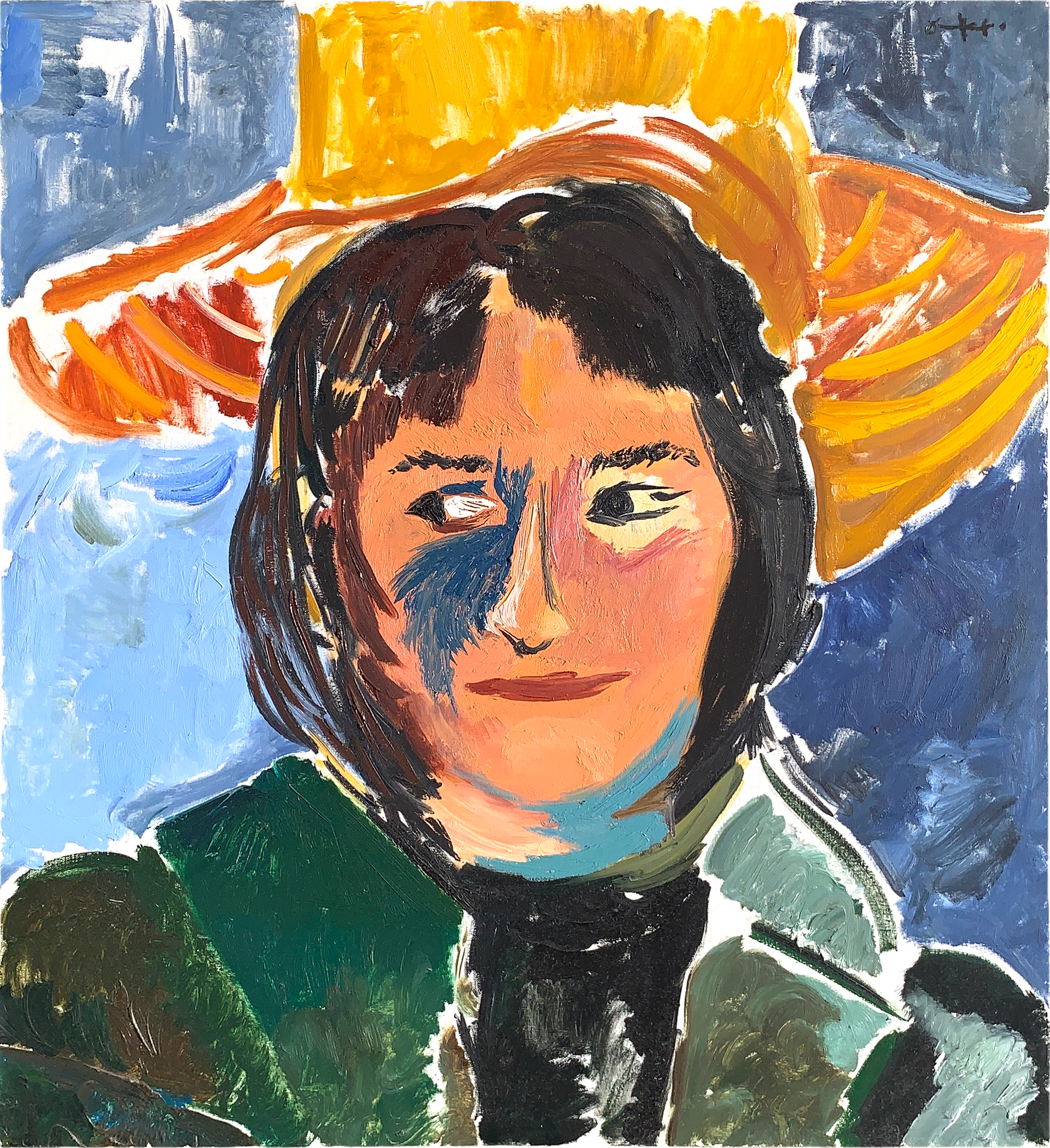 5-6july22ã…¤oil on canvasã…¤55x60 cmã…¤21.6x23.6 in