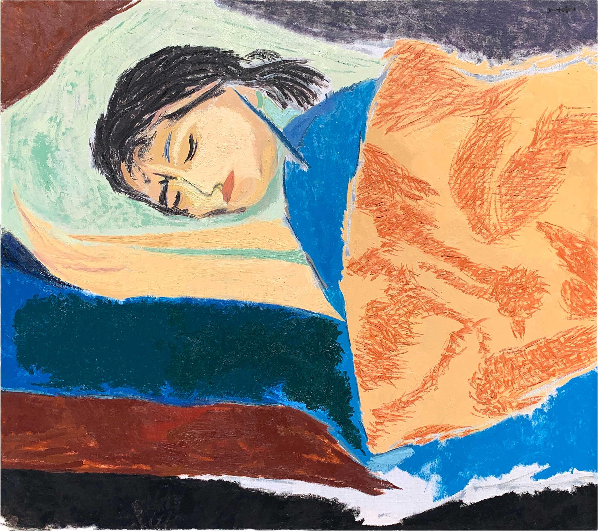 7july22, 29nov22 oil on canvas 39x35in 100x89cm