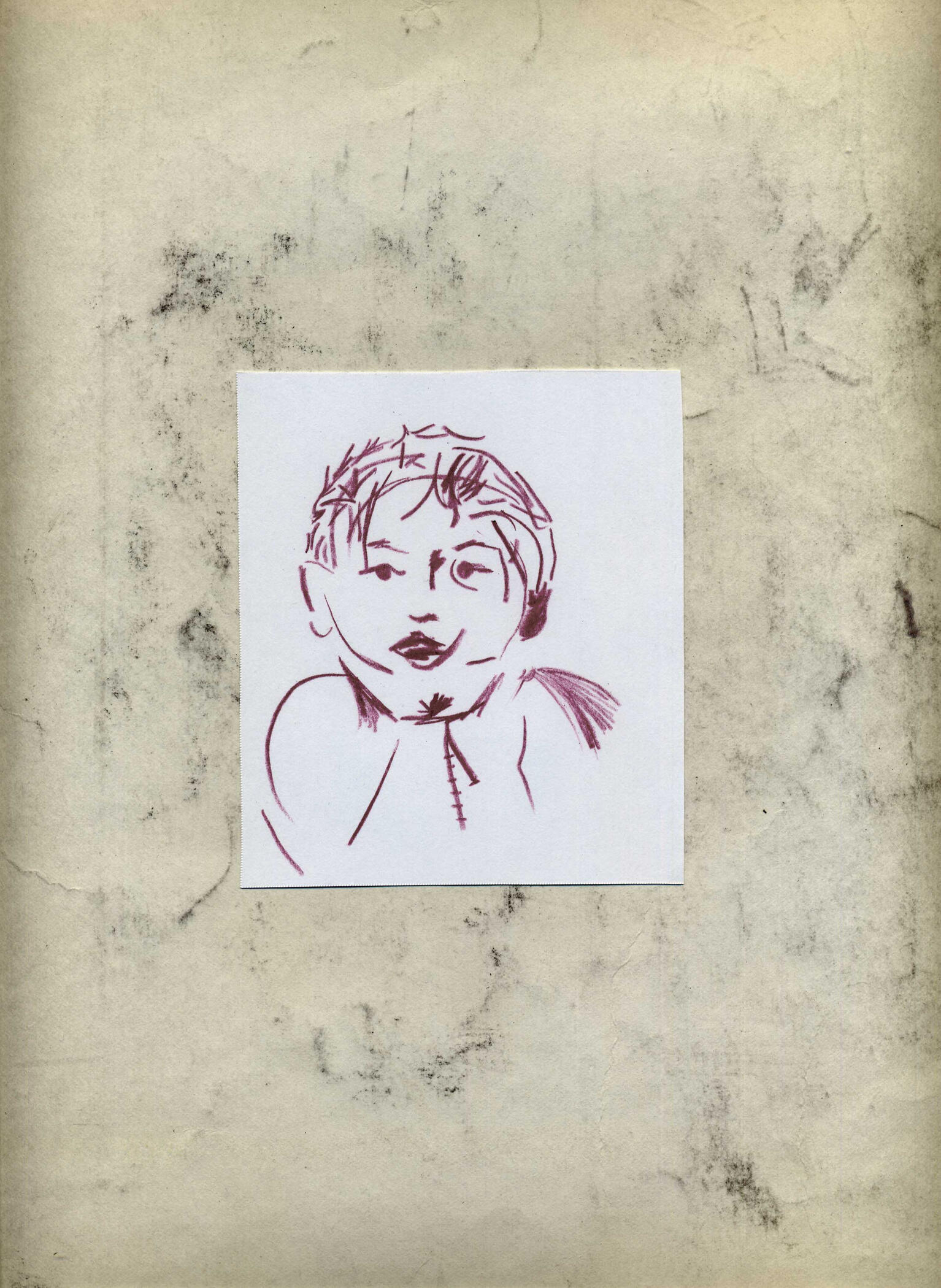 27oct21 pencil on paper 4x4in 10x11cm