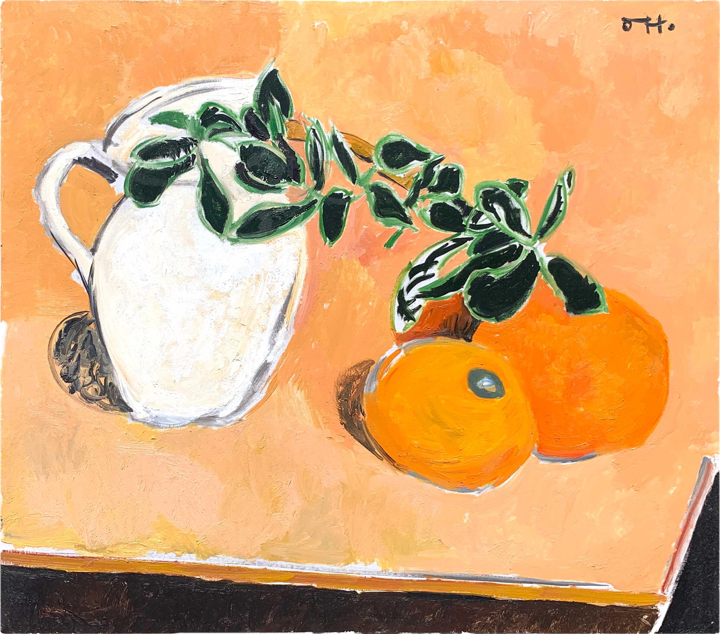 2mar21 oil on canvas 24x22in 60x55cm